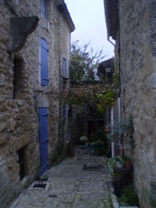 Alley in Ansouis, France