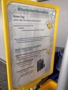 Frankfurt Cleaning Cart Reminders